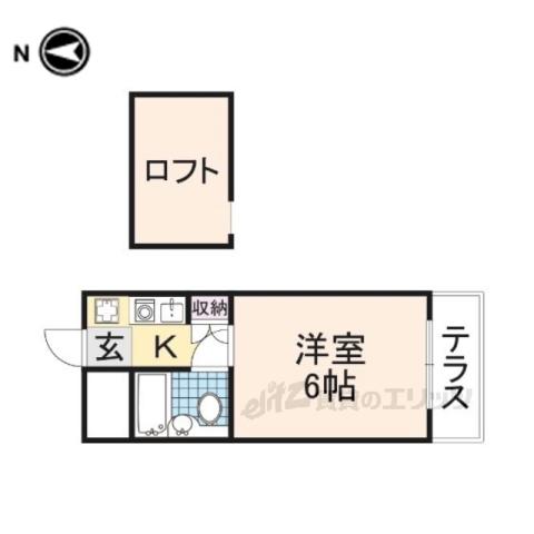 シティパレスJR郡山駅前(1K/1階)の間取り写真