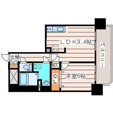 アーバンフラッツ青葉小田原(1LDK/2階)の間取り写真