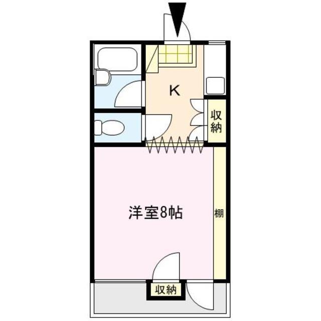 メディカルコーポI(1K/3階)の間取り写真