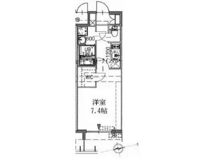 ワールドアイ神戸ハーバーランド(1K/9階)の間取り写真