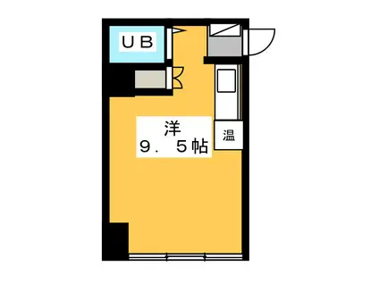 モアクレスト鷹匠(ワンルーム/2階)の間取り写真