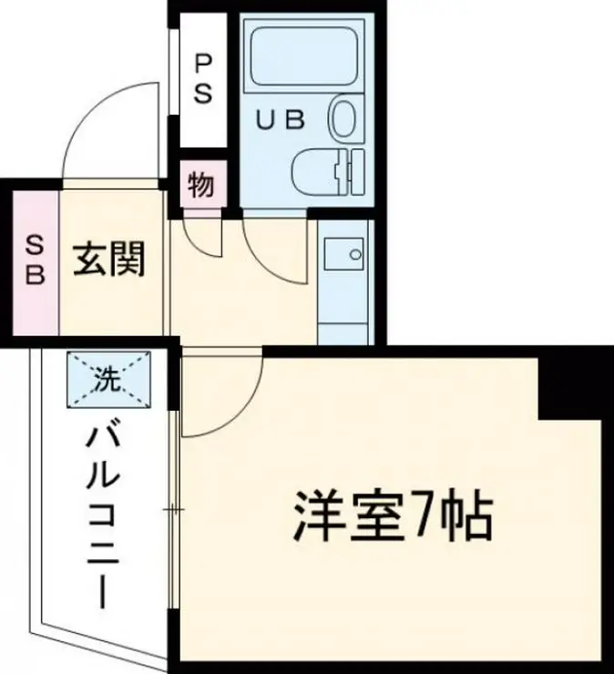 プロスペアー中野富士見町 7階階 間取り