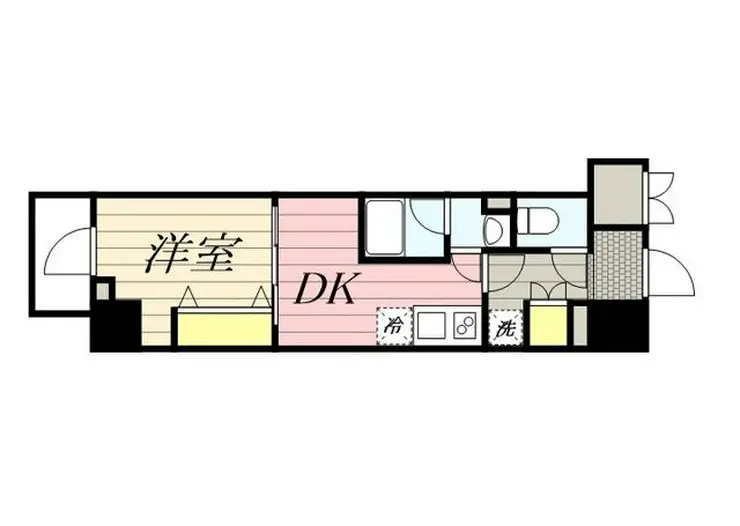 ハーモニーレジデンス東京両国パークフロント 4階階 間取り