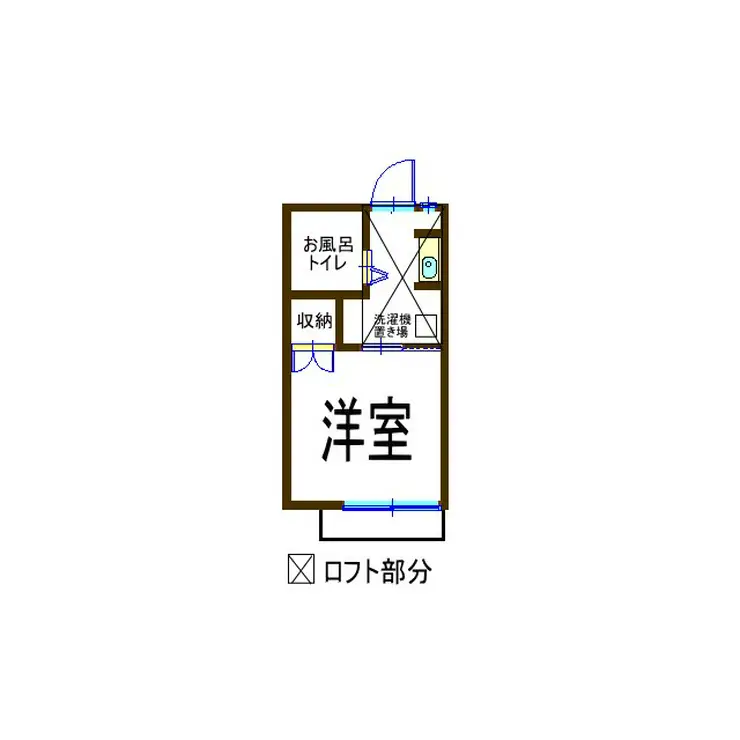 クレアハイツ 2階階 間取り
