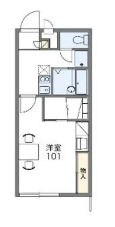 レオパレスコンフォート 2階階 間取り
