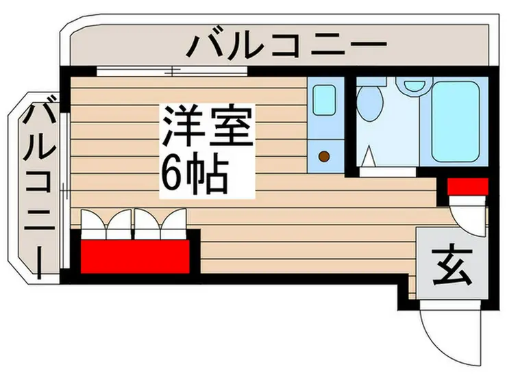 TECパレス行徳 3階階 間取り