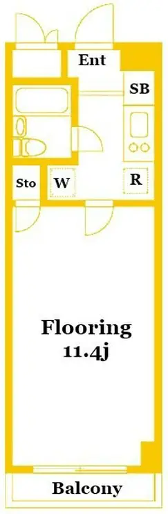 藤和西横浜ハイタウン 3階階 間取り