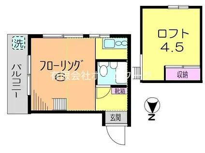 アーバンハウス(1SK/1階)の間取り写真