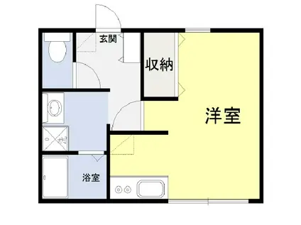 ラーサ・コーチ(1K/1階)の間取り写真