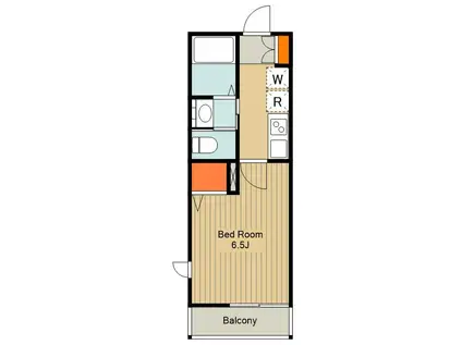 GRADO TACHIKAWA(1K/1階)の間取り写真