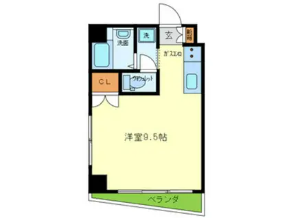 SWEETNESS HOUSE(ワンルーム/4階)の間取り写真