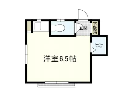 小杉荘(ワンルーム/1階)の間取り写真