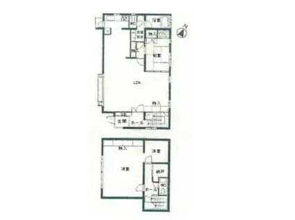 JLBグランエクリュ明大前III(3SLDK/2階)の間取り写真