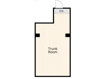 フォルトゥーナヒルズ白金トランクルーム(ワンルーム/B1階)の間取り写真