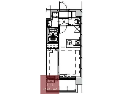 ALIVIS SHIMO-SHINJO SOL TERRACE(1LDK/3階)の間取り写真