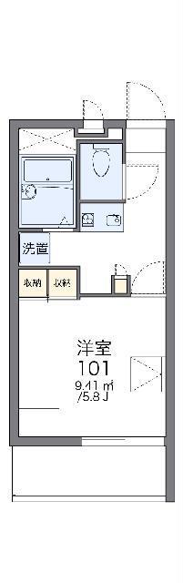 レオパレス広喜(1K/3階)の間取り写真