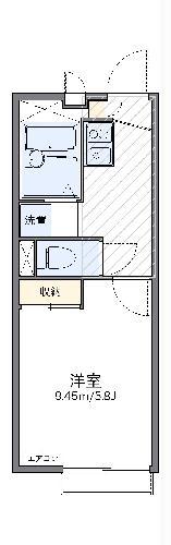 レオパレスフォレスト(1K/2階)の間取り写真