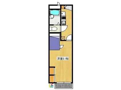 レオパレスYAEMIZO(1K/2階)の間取り写真