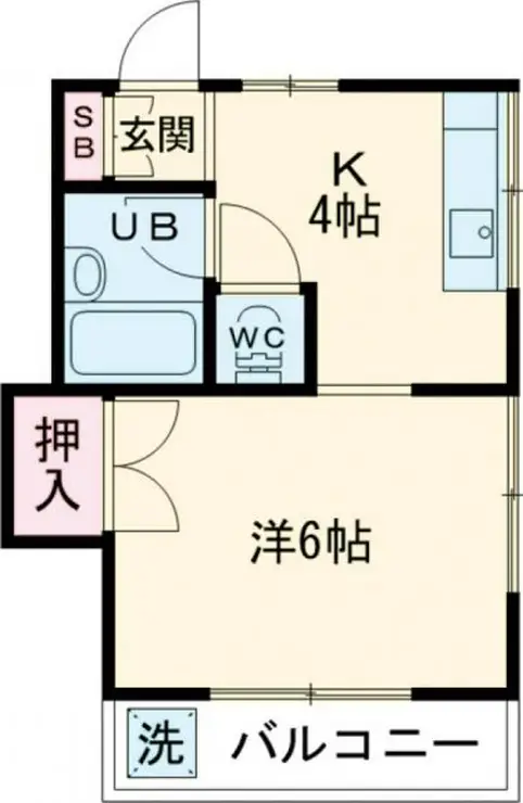 アジュール仙川 2階階 間取り