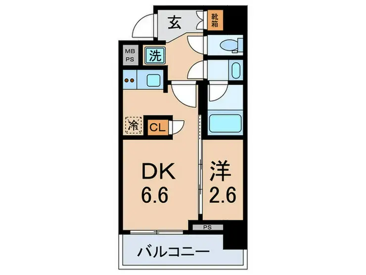 ハーモニーレジデンス山手大塚ザ・ガーデン 5階階 間取り