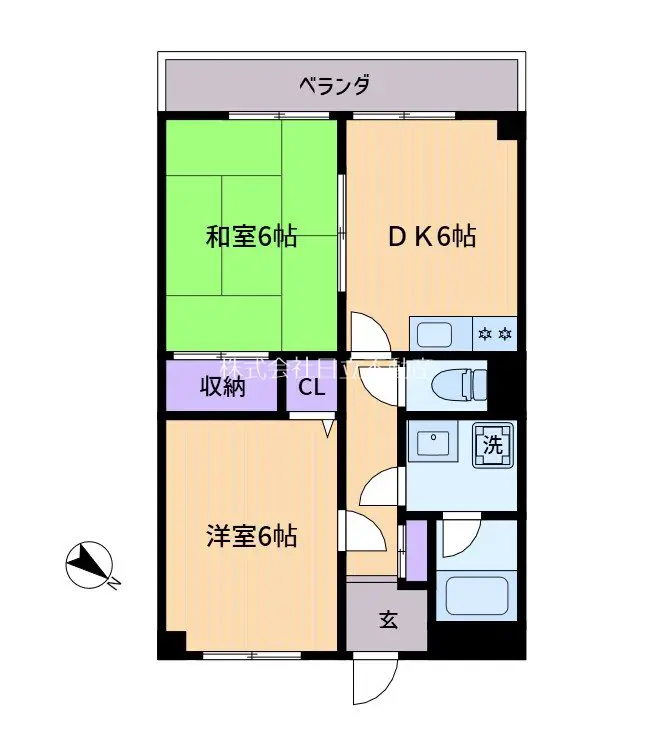 レジデンス小山ビル 4階階 間取り
