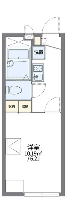 レオパレスNAKAGOME 1階階 間取り