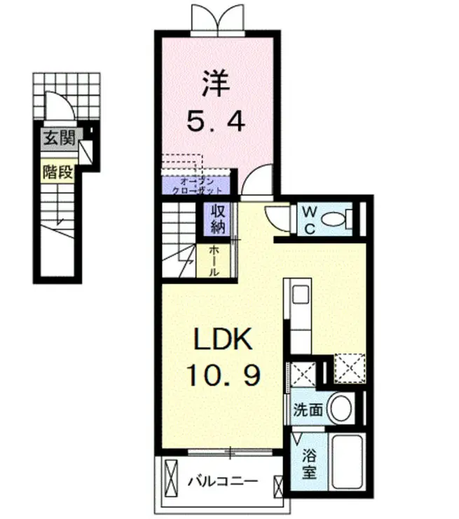 コモド ヨシーズ 2階階 間取り