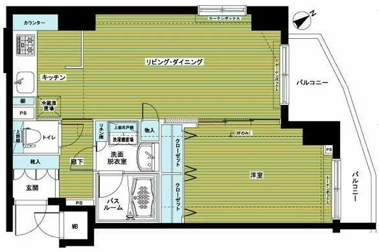 トーシンフェニックス新横濱イクシール 9階階 間取り