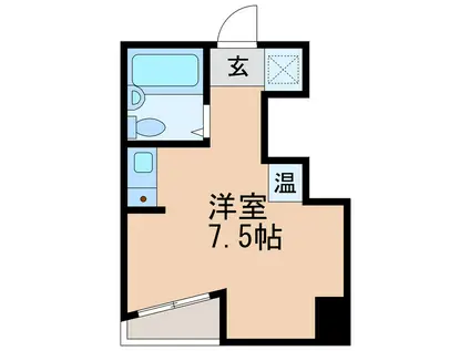 IB・SPOT(ワンルーム/5階)の間取り写真