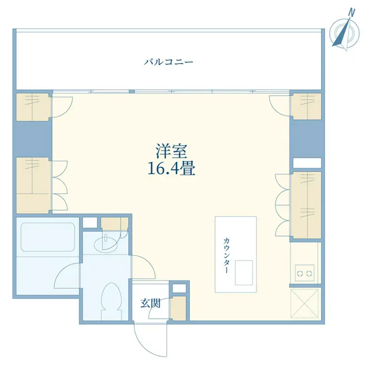 セルフィスタ渋谷 5階階 間取り