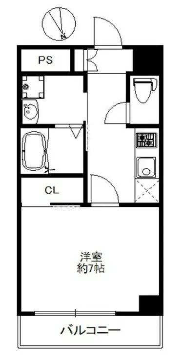 エステムプラザ蒲田TAKARABUNE 4階階 間取り