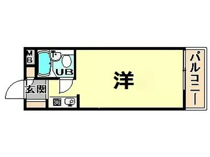 NEOダイキョー甲子園口(ワンルーム/4階)の間取り写真