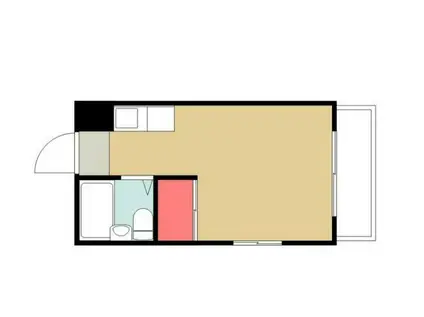 SPAX中浦和(ワンルーム/1階)の間取り写真