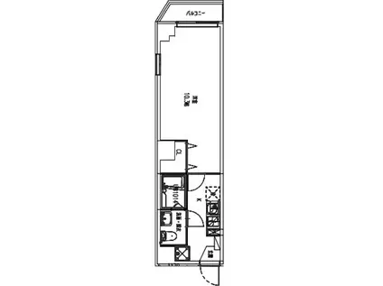 滝野川プレイス(1K/5階)の間取り写真