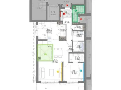 ACERO GARDEN(2LDK/1階)の間取り写真