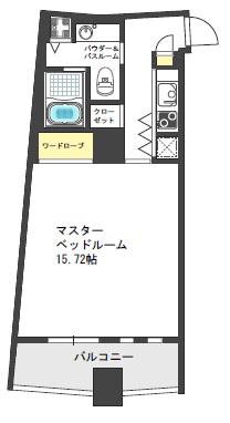 ザ タワー大阪レジデンス(ワンルーム/5階)の間取り写真