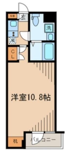 BEVERLY HOMES 石神井台(1K/3階)の間取り写真