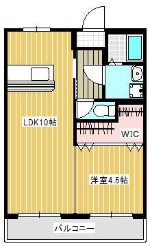 第2定久ビル(1LDK/3階)の間取り写真