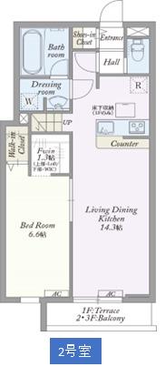MY STYLE 曙(1SLDK/2階)の間取り写真