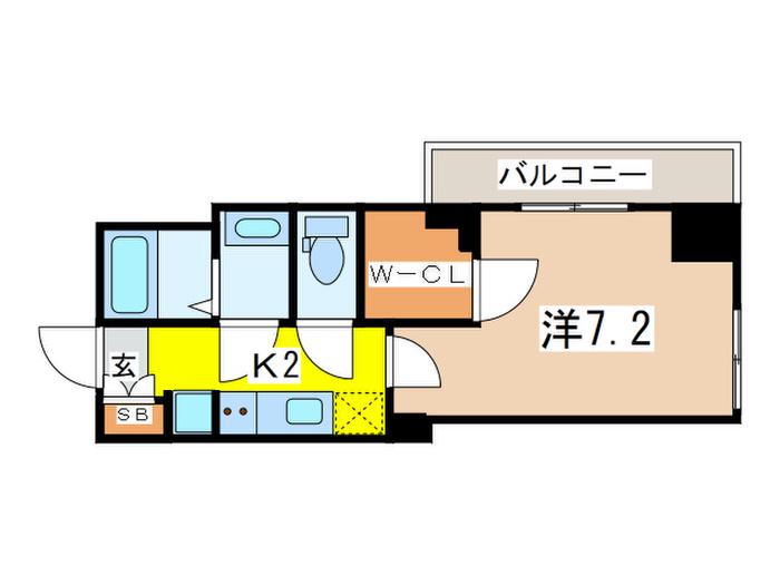 リヴシティ錦糸町四番館(1K/5階)の間取り写真