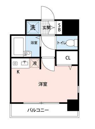 マイナビSTAYミライエ浦安メゾン(ワンルーム/2階)の間取り写真