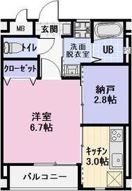 MAISON EST NUAGE(1K/3階)の間取り写真