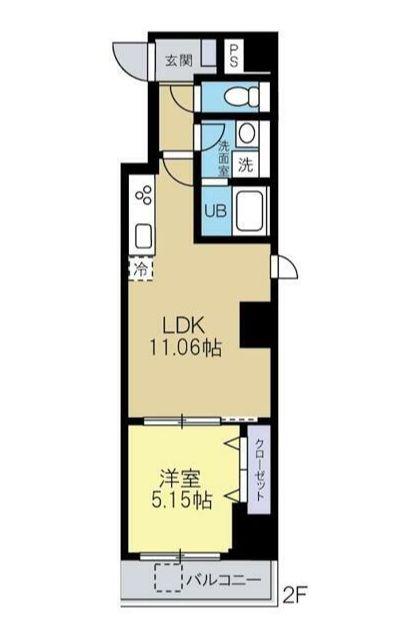MAISON M K MAISON M K(1LDK/6階)の間取り写真