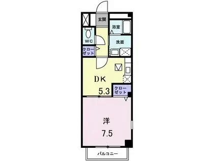 ＪＲ東海道本線 岐阜駅 バス乗車時間：19分 最寄りバス停で下車 徒歩1分 2階建 築20年(1DK/1階)の間取り写真