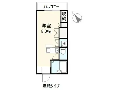 BOULEVARDMANSION(ワンルーム/4階)の間取り写真