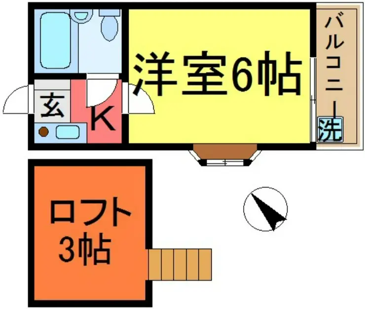 ニイナコーポ 1階階 間取り