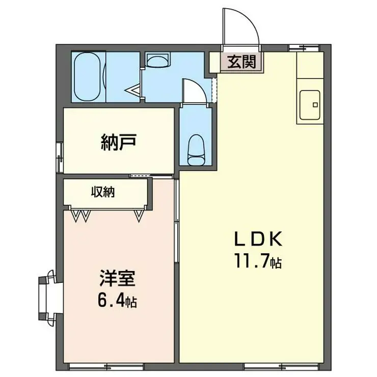 ドミールケイ 2階階 間取り