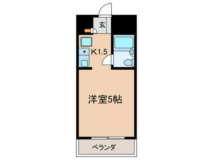 コーポササヨ 4階階 間取り