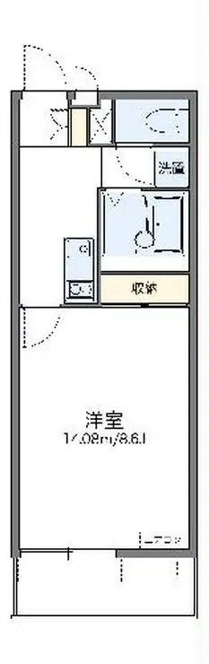 レオネクストカーサ川口飯塚 2階階 間取り
