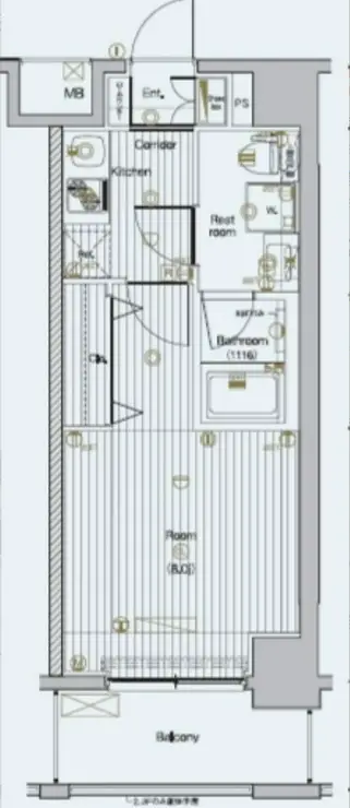 PREMIUM CUBE三田 7階階 間取り